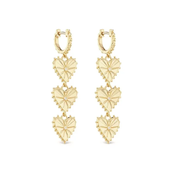 Marlo Laz Agape Multi Hoop Earrings