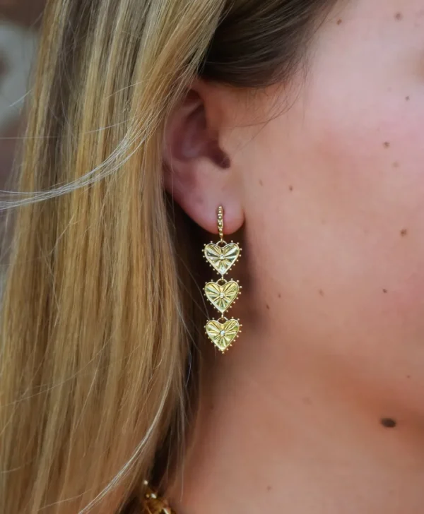 Marlo Laz Agape Multi Hoop Earrings