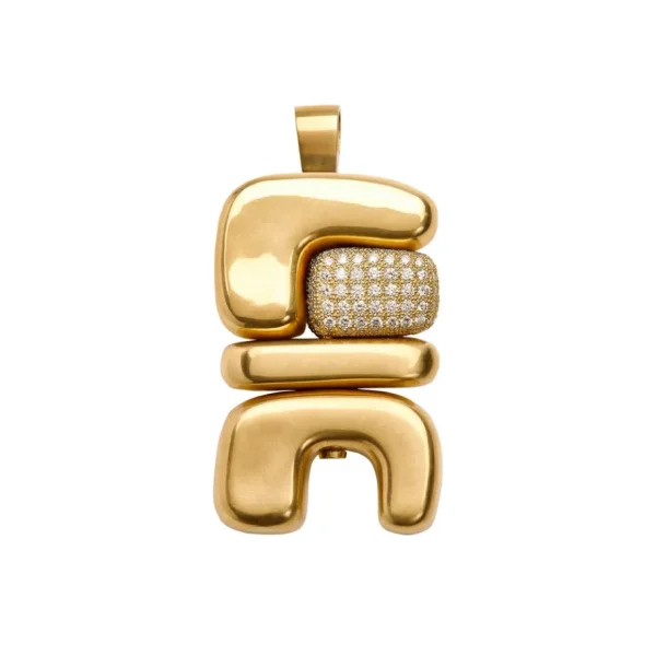Joelle Kharrat Air 2 Totem Pendant with Diamonds