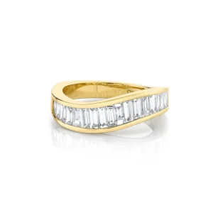 Anita Ko Baguette Diamond Wave Ring