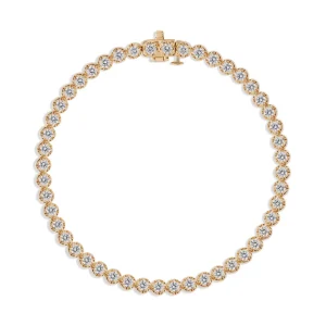 TinyGods Bezel Diamond Tennis Bracelet