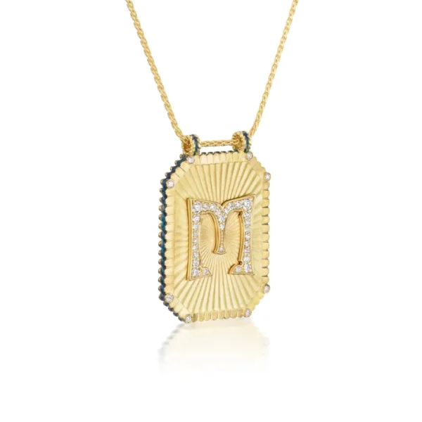 Marie Lichtenberg Big Letter "M" Scapular Pendant