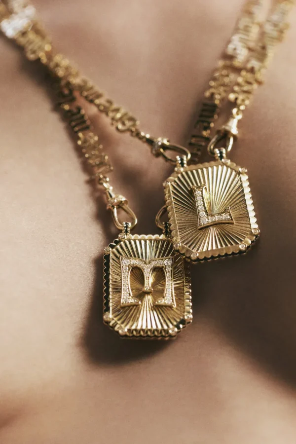 Marie Lichtenberg Big Letter "M" Scapular Pendant