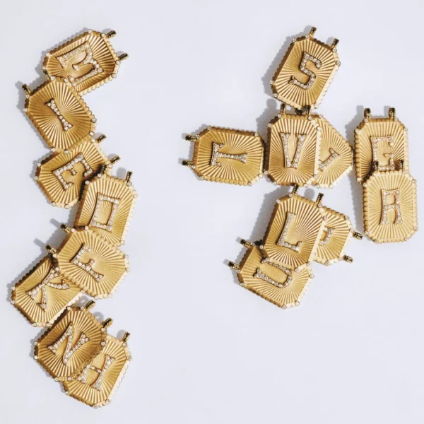 Marie Lichtenberg Big Letter "M" Scapular Pendant