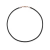 Dezso Black Leather Cord