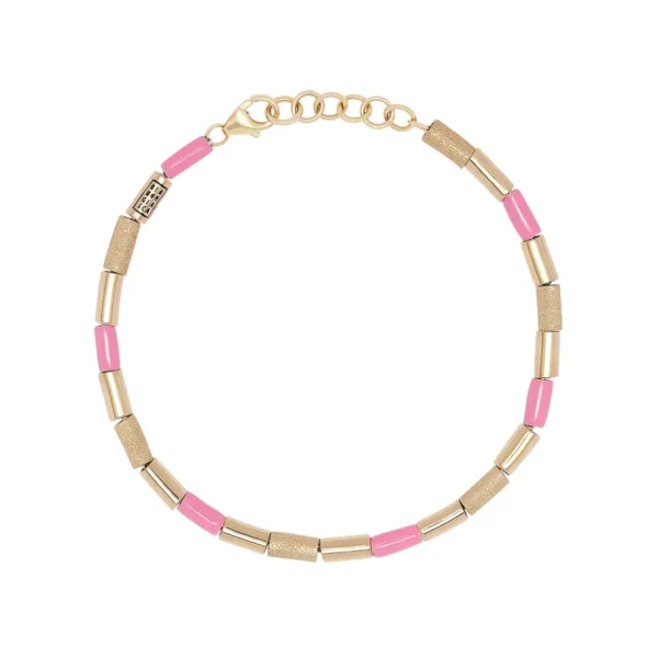 Bea Bongiasca Bubblegum Pink Tubini Bracelet