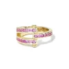 Retrouvai Carre Cut Pink Sapphire Magna Ring