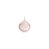 Dezso Classic Anadara Rose Quartz Shell Pendant