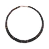 Dezso Classic Chocolate Shell & Coco Shark Fin Puka Necklace