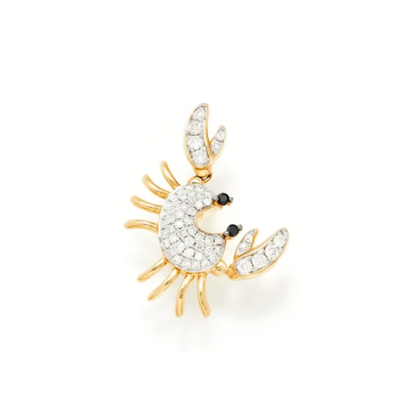 Yvonne Léon Crab Drop Earring