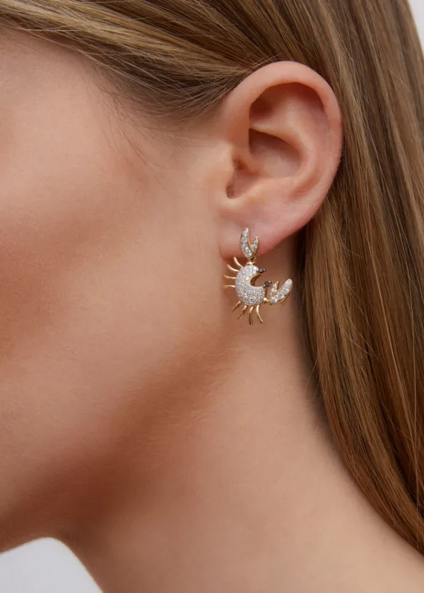 Yvonne Léon Crab Drop Earring