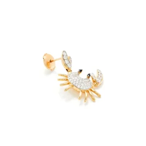 Yvonne Léon Crab Drop Earring