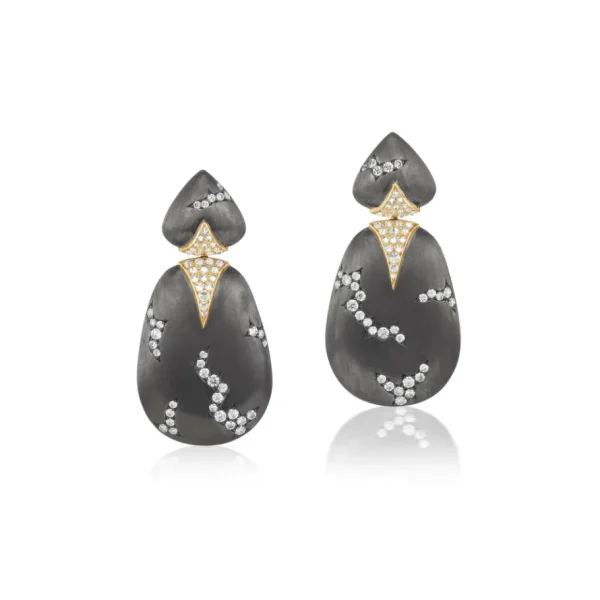 Arunashi Crevice Diamond Earrings