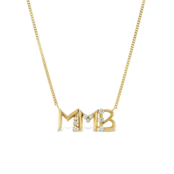 Jade Trau Custom Nameplate Necklace