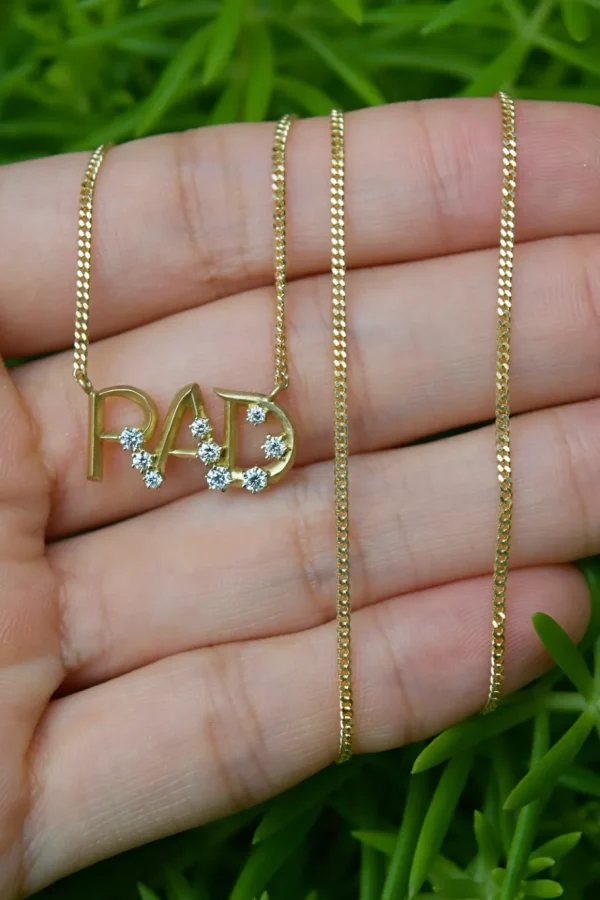 Jade Trau Custom Nameplate Necklace