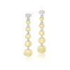 Nikos Koulis Diamond and Gold Drop Earrings