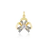 Sylva & Cie Diamond Bow Pendant