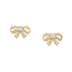 Anita Ko Diamond Bow Studs