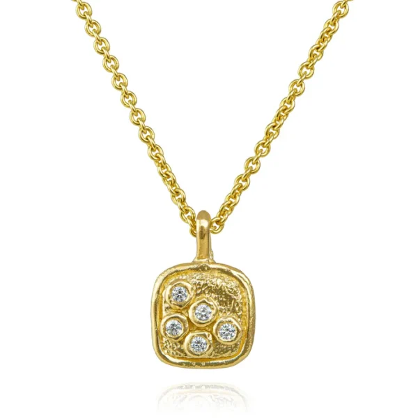 Rene Barnes Diamond Crown Necklace
