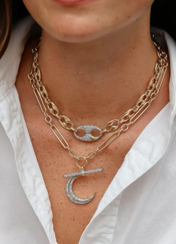 Lucy Delius Diamond Persephone Necklace