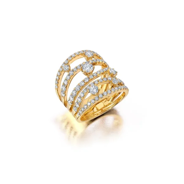 Graziela Diamond Rio Cage Ring