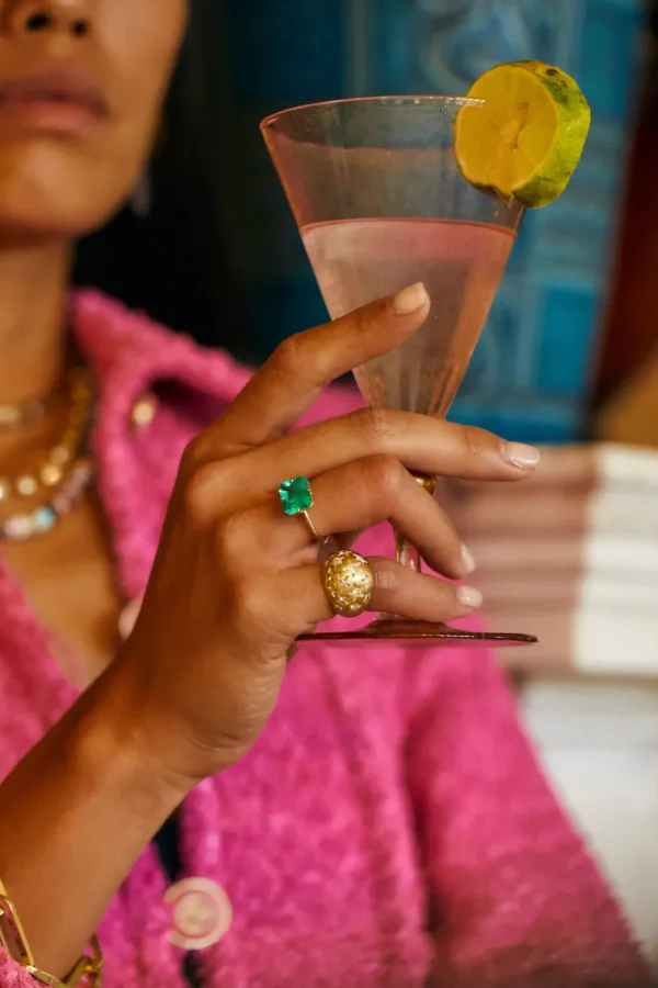 Jenna Blake Diamond Stardust Dome Ring