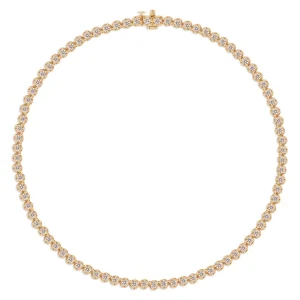 TinyGods 16" Diamond Tennis Necklace