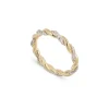 Lucy Delius Diamond Twisted Rope Ring