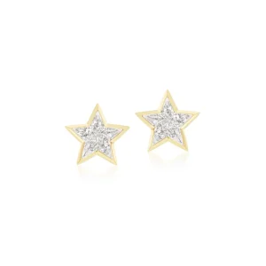 Tiny Gods Eclipse Star Diamond Earrings