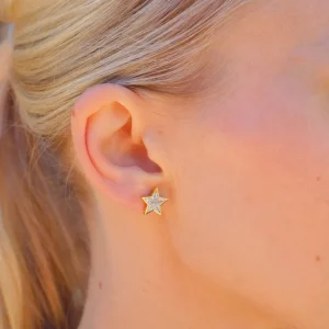 Tiny Gods Eclipse Star Diamond Earrings
