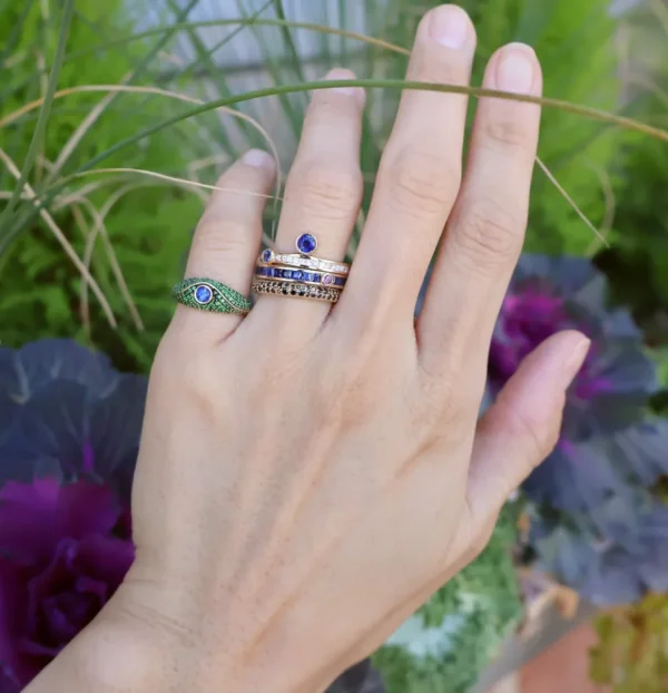 ita Eterno Tuxedo Diamond Pave Ring