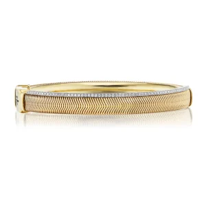 Nikos Koulis Feelings Bracelet with Diamond Border
