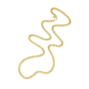 Cadar Gold B Home 8mm Link Necklace