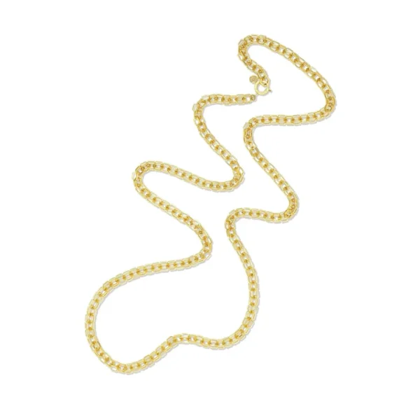 Cadar Gold B Home 8mm Link Necklace