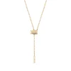 Nouvel Heritage Gold Mini Latch Necklace