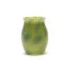 Paul Arnhold Glass Green Vase with Green Spots