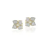 Sorellina Hail Storm Piccolo Fiore Studs in White Rhodium