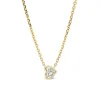 TinyGods Heart Shaped Diamond Solitaire Pendant