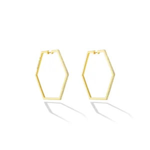 Cadar Honey I'm Home Large Hoops