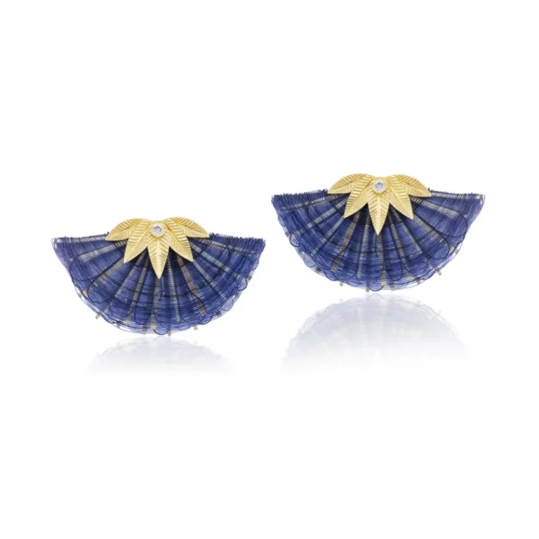 Silvia Furmanovich Horse Mane Fan Earrings