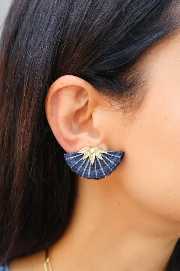 Silvia Furmanovich Horse Mane Fan Earrings