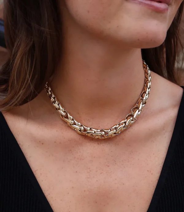 Lauren Rubinski 14KY Gia Wheat Necklace