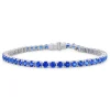 Tiny Gods Large Invisible Blue Sapphire Bracelet