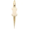 Bibi Van Der Velden Large Mammoth Alligator Bite Earring