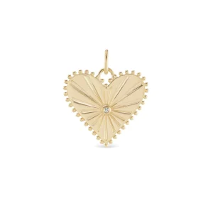 Marlo Laz Large Pour Toujours Heart Charm