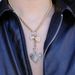Marlo Laz Large Pour Toujours Heart Charm