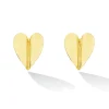 Cadar Large Wings of Love Folded Studs