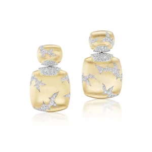 Arunashi Lightening In A Square Earrings