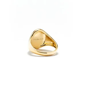 Yvonne Léon Malachite Chevaliere Signet Ring