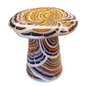 Silvia Furmanovich Marquetry Mushroom Stool